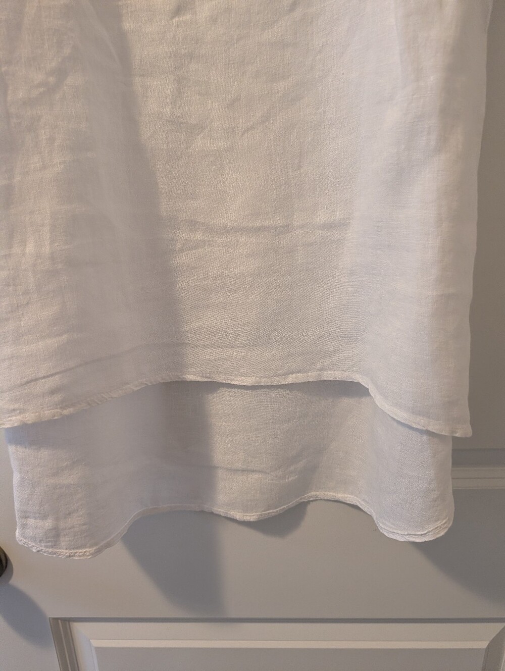 Terzo Milleñnio Made In Italy Linen Embroidered Top M - Picture 7 of 16